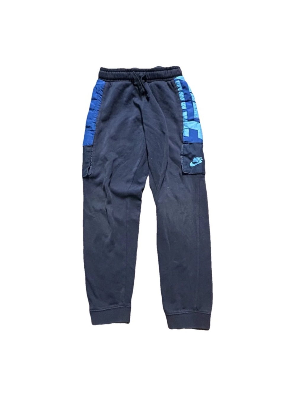 Men’s Nike Navy Blue Fleece Sweatpants Size Small - Picture 2 of 3